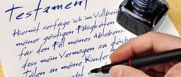 Dienstleistungen Testamente Dienstleistungen Testamente